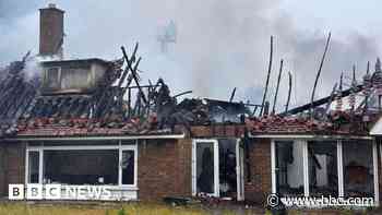 Bungalow fire started on purpose, says fire service