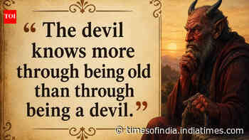 Spanish proverb of the day: “The devil knows more through being old than through...”