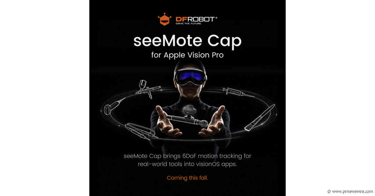 DFRobot Introduces seeMote Cap and seeMote Cube for Apple Vision Pro Developers