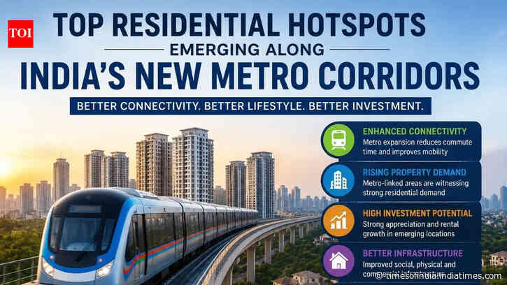 Top residential hotspots emerging along India's new metro corridors
