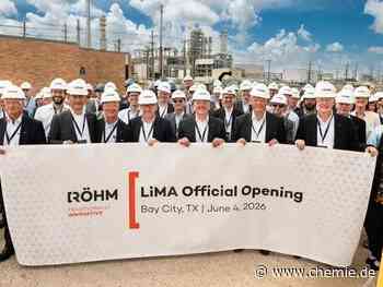 LiMA-Technologie im Vollbetrieb: Offizielle Eröffnung der MMA-Anlage von Röhm in Bay City