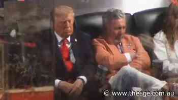 Donald Trump booed, appears to fall asleep at NBA Finals in New York