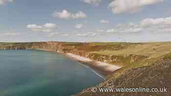 This secluded Welsh beach is hard to reach, and that's part of the appeal