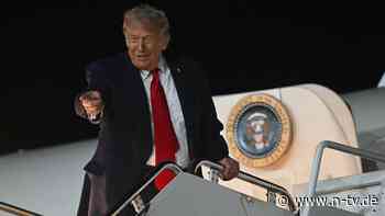 Abkommen in Aussicht gestellt: Trump sieht Verhandlungen mit Iran "in den letzten Zügen"