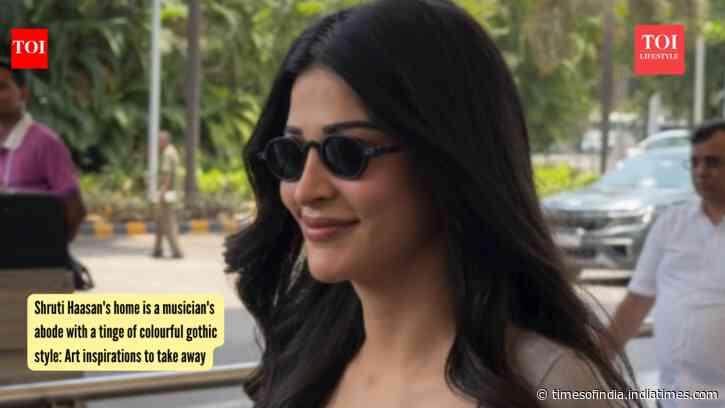 Shruti Haasan's home is a musician's abode with a tinge of colourful gothic style: Art inspirations to take away