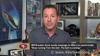 'The Insiders' react to WR Brandon Aiyuk's social media message directed at 49ers