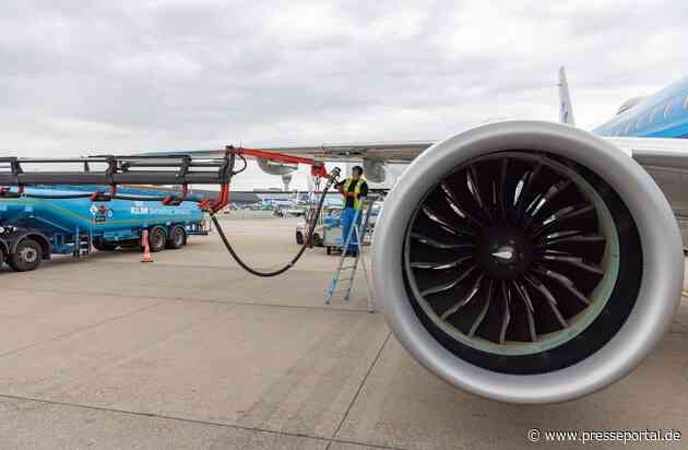 KLM führt einen Demonstrationsflug mit in Deutschland hergestelltem synthetischem Kerosin durch und unterstreicht damit die Dynamik bei der zunehmenden Nutzung alternativer Flugkraftstoffe