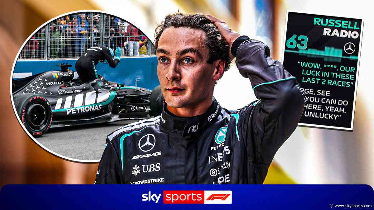 'UNBELIEVABLE!' | All of Russell's bad luck this season so far