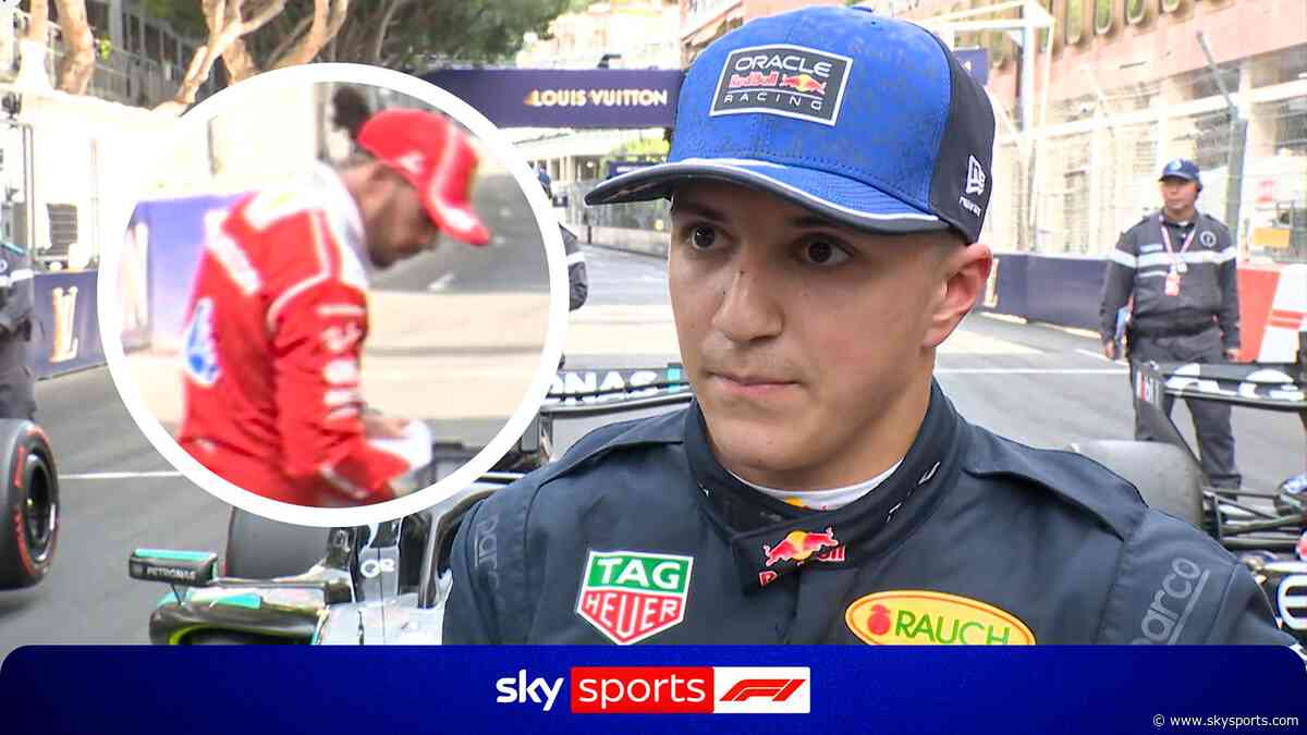 Inspector Hamilton 🔍 Ferrari driver closely eyes up Mercedes' race-winning car