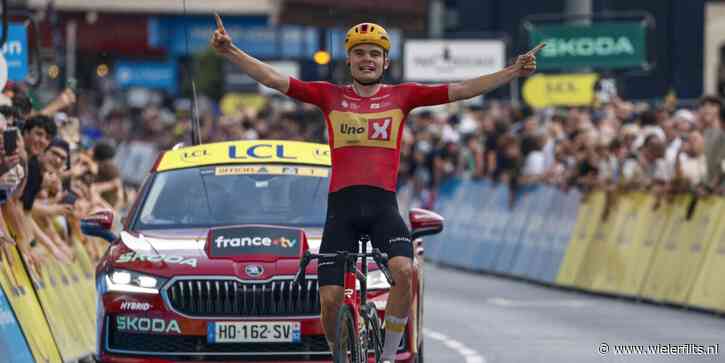 Jury Tour Auvergne deelt gele kaart uit aan ritwinnaar Anthon Charmig