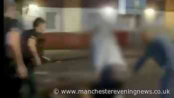 Hero bystanders tackle knifeman to ground amid 'stabbing chaos' in UK