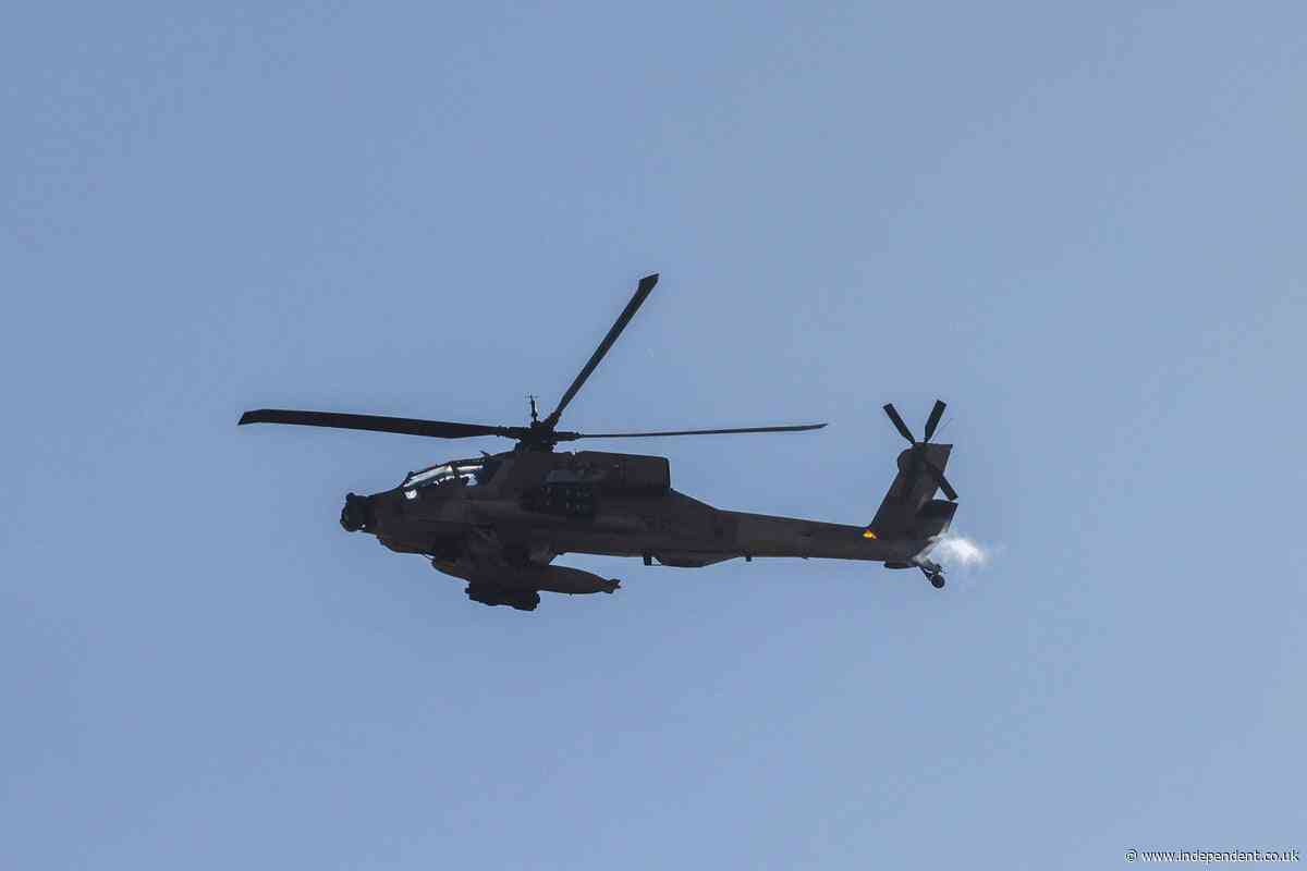 US Apache helicopter crashes near the Strait of Hormuz