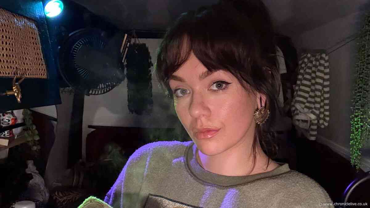 Newcastle woman who lived in 18 houses and 'broke down' over office job now lives in van for £670 a month