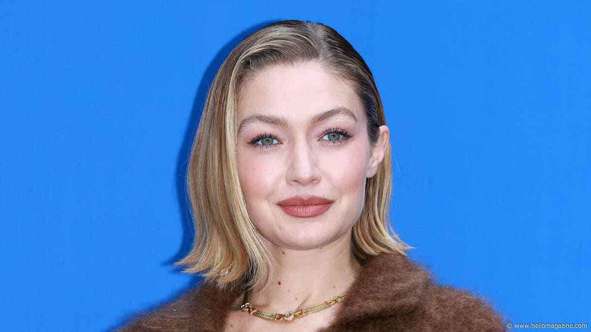 Gigi Hadid just proved metallic bikinis are the hottest style with sculpted look