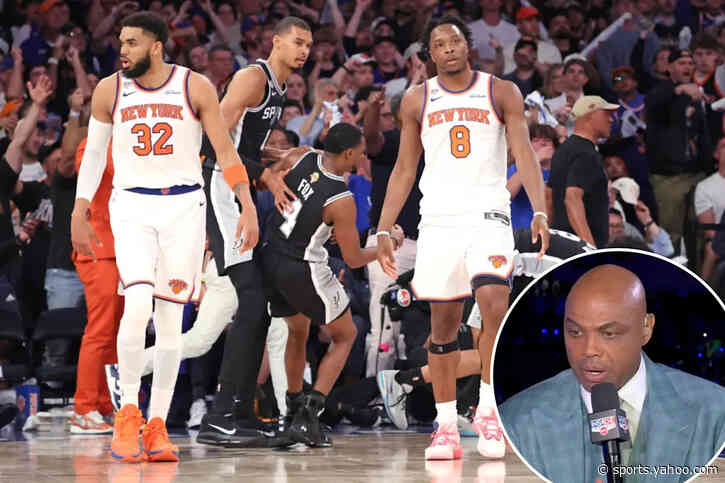 Charles Barkley may have cursed the Knicks with Game 3 halftime analysis: ‘A wrap’