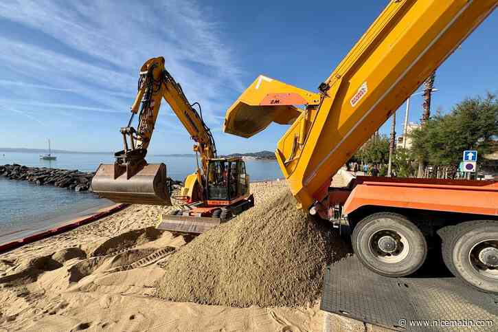 « Le sable sera étalé afin d’obtenir un profil harmonieux » : cette commune du Var lance le réensablement de sa plage centrale grâce aux sédiments de dragage