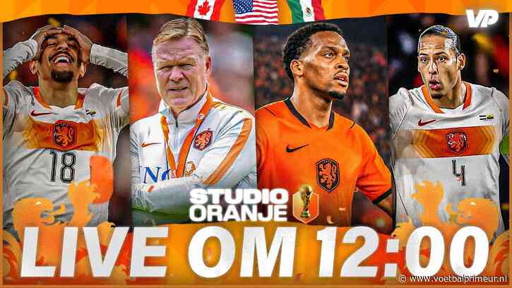 Praat LIVE mee: de Grote WK-voorbeschouwing in Studio Oranje