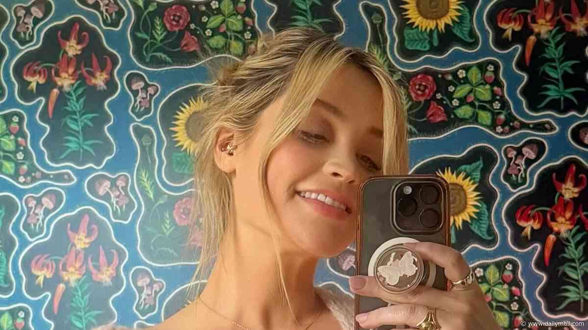 Laura Whitmore, 41, proudly poses in her 'postpartum knickers' and nursing bra after giving birth to her second child as she declares 'women are superheroes'
