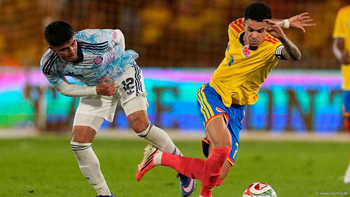 Bei WM-Test: Schreckmomente um Bayern-Star Luis Diaz