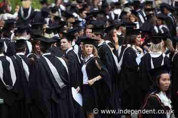 ‘Unfair and demoralising’: Thousands of graduates earning less than £12.71 an hour five years after leaving university