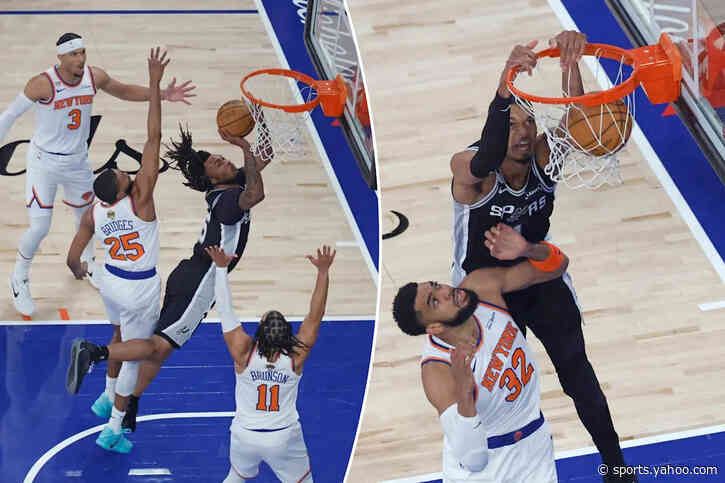 Victor Wembanyama, Spurs punish Knicks in paint as key Finals advantages dry up