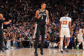 Victor Wembanyama, Spurs send boisterous Knicks fans home quiet with Game 3 win