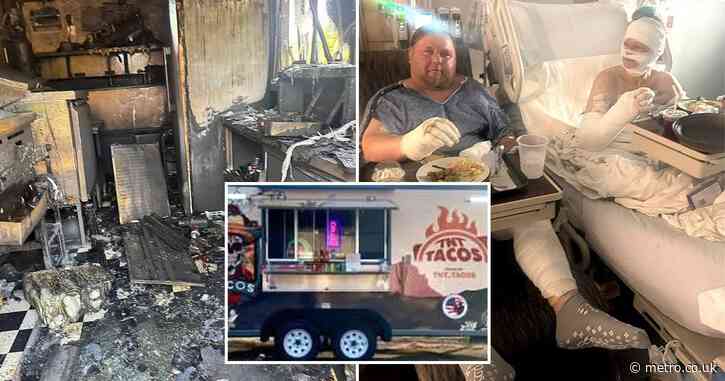 ‘TNT Tacos’ food truck explodes and injures couple