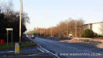 Two arrested after motorcyclist dies in crash with two lorries