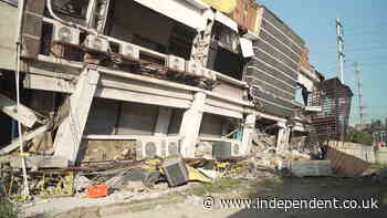Aerial footage shows devastation following deadly Philippines earthquake