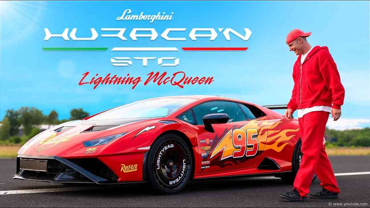 LAMBORGHINI HURACÁN STO x LIGHTNING MCQUEEN⚡️❤️