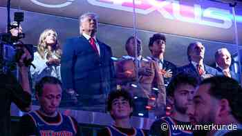 Feindseliger Empfang: NBA-Fans buhen Trump aus – er interpretiert Pfiffe als Jubel