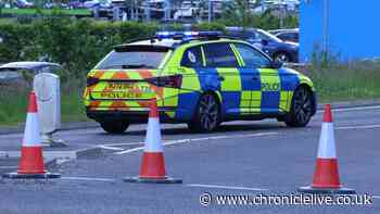 Northumberland crash LIVE: Police officer fighting for life after Mercedes Spine Road collision
