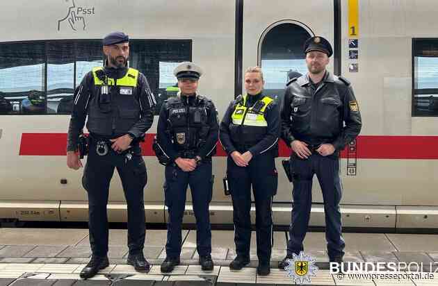 Bundespolizeidirektion München: Gemeinsam für mehr Sicherheit: Die "Quattro-Streife" startet am Münchner Hauptbahnhof!