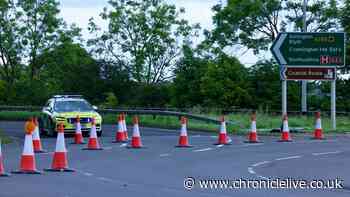 Officer in 'critical condition' after Mercedes crashes into police car on A189 Spine Road