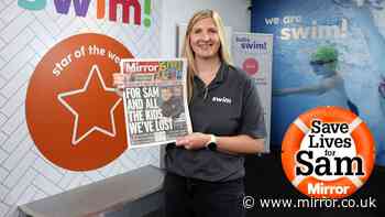 Olympic hero backs Mirror's 'Save Lives for Sam' campaign and reveals she fought 'terrifying' waves to survive