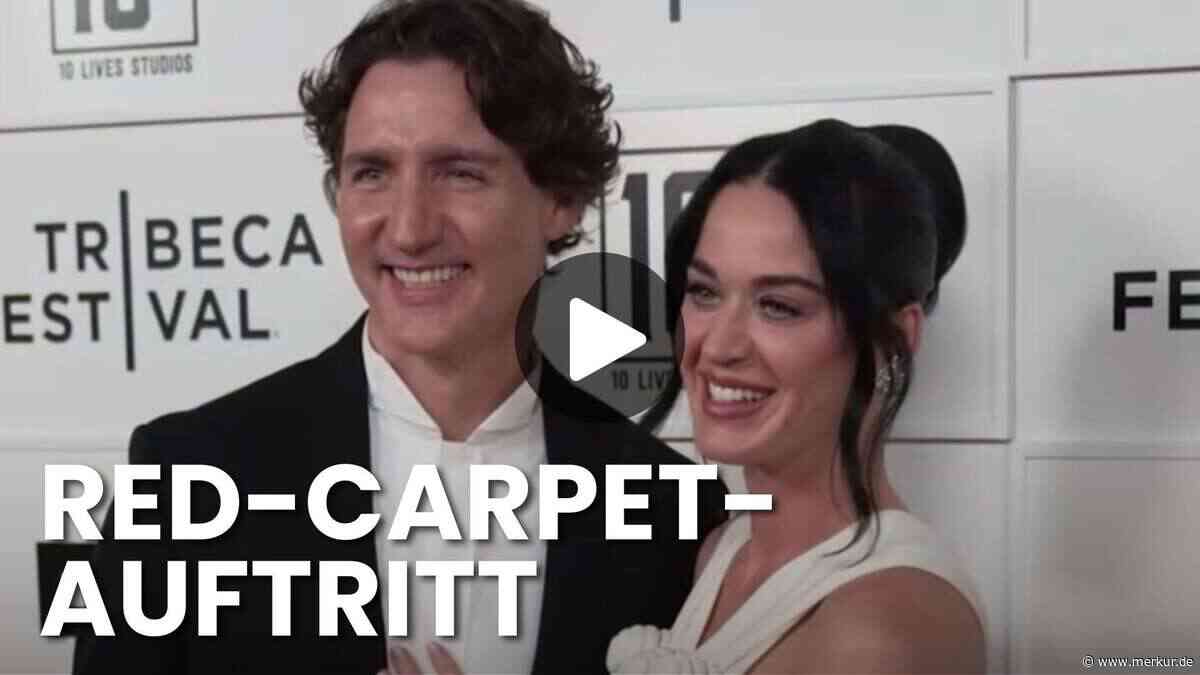 Video zeigt: Perry und Trudeau erstmals als Paar auf dem roten Teppich