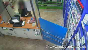 CCTV: Brazen thief steals from pharmacy – after giving staff his details for prescription