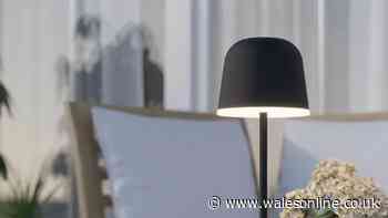 Dunelm up to 50% off sale includes £34 no-plug outdoor lamp to 'set the mood'