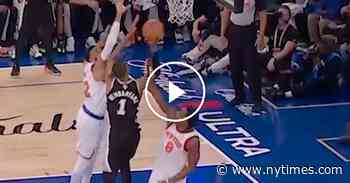 Spurs Snap Knicks’ Playoff Win Streak to Take Game 3 of N.B.A. Finals