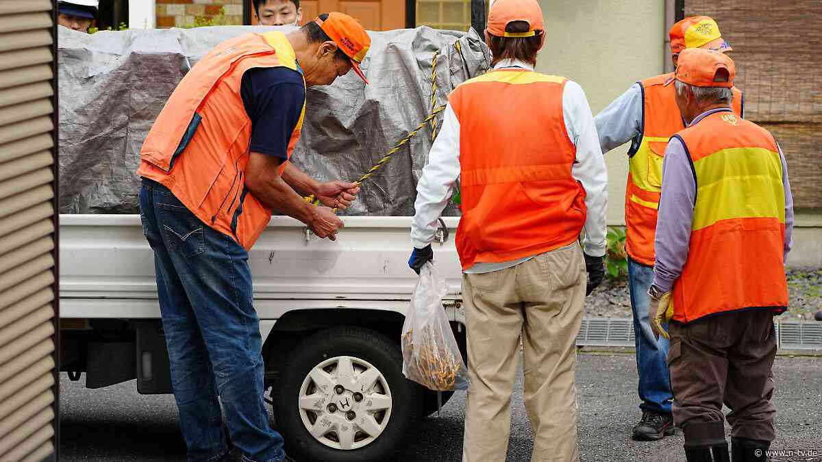 Betäubt und abtransportiert: Bär in japanischer Stadt nach vier Tagen geschnappt