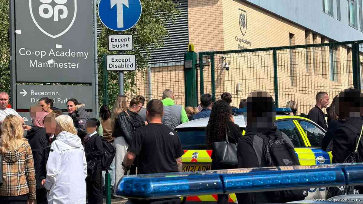 Staff member 'stabbed in the neck' at Manchester school stabbings