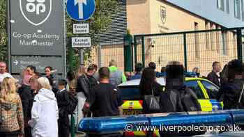 Staff member 'stabbed in the neck' at Manchester school stabbings