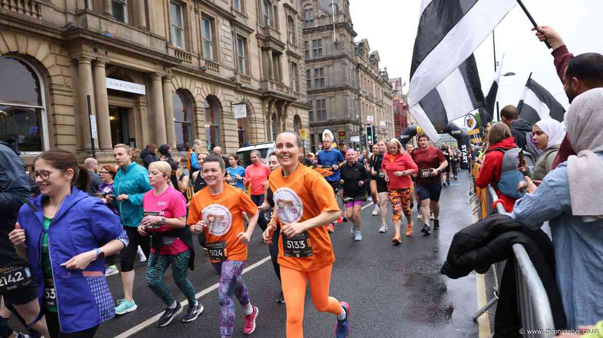 Blaydon Race hourly weather forecast for Newcastle to Gateshead event