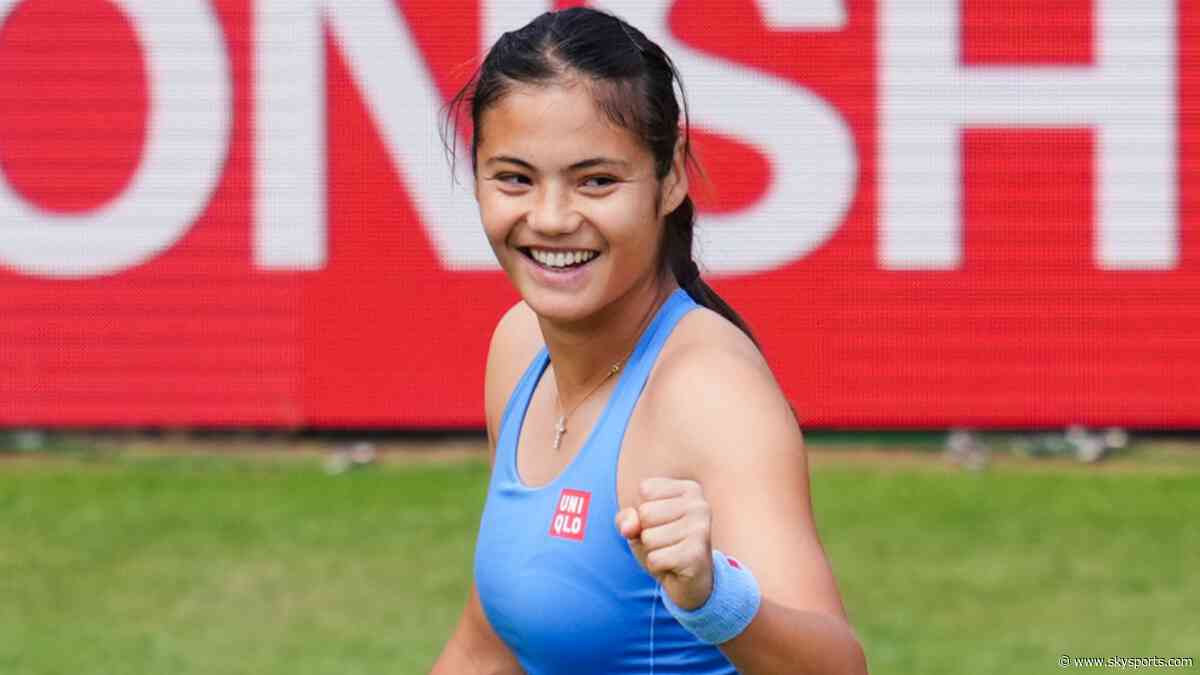 Raducanu makes blistering Queen's start in straight sets win