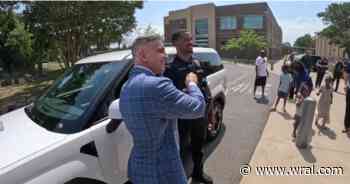 Charlotte police school resource officer surpised with new SUV