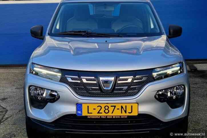 Je koopt een elektrische Dacia al voor minder dan €10.000