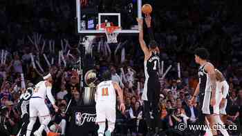Victor Wembanyama carries Spurs to 115-111 win that cuts Knicks' NBA Finals lead to 2-1
