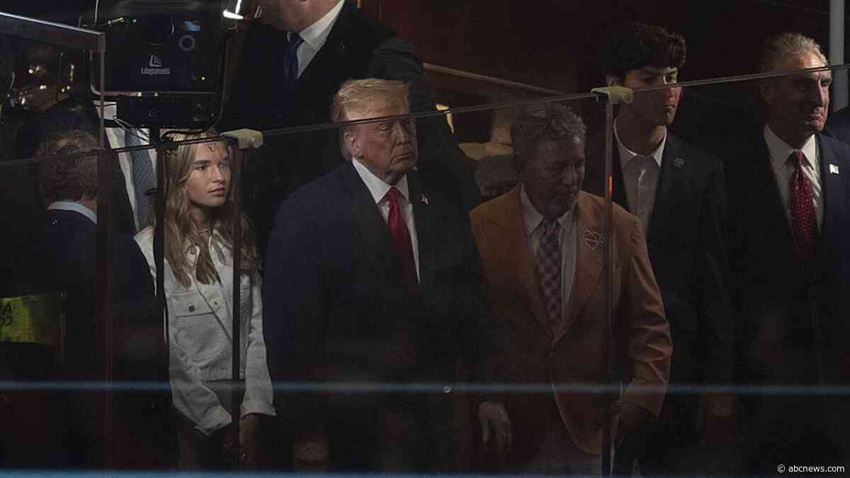 Trump booed at Madison Square Garden as he and Mamdani attend Knicks game
