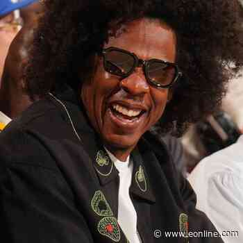Jay-Z Shows Off Afro Hair Transformation at NBA Finals