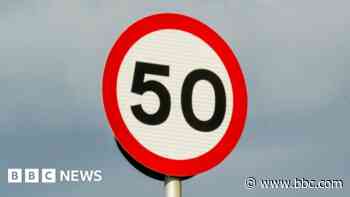 Speed limit cut from 60mph to 50mph